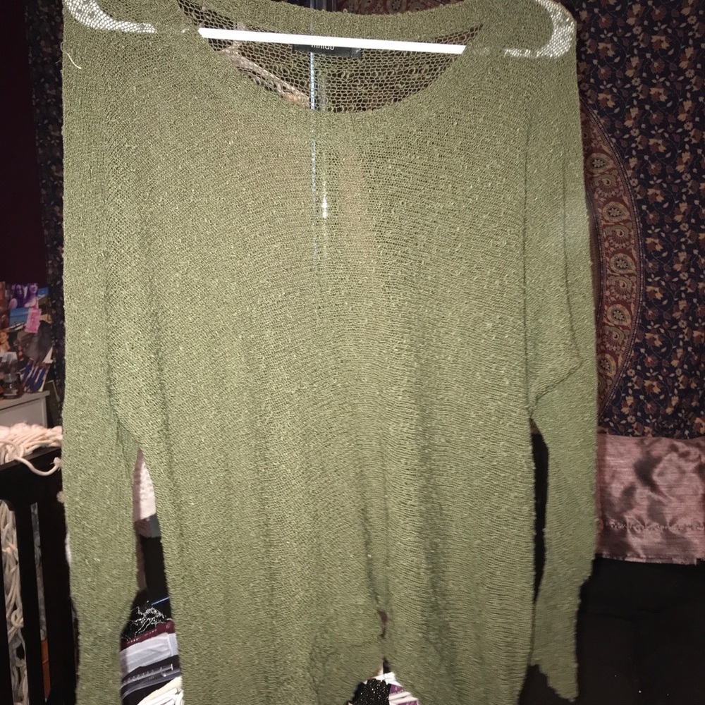 Green sweater